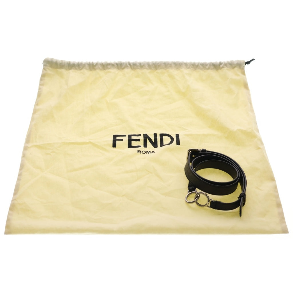FENDI(フェンディ) ピーカブーレギュラー セレリア レザー ハンドバッグ 2WAY ショルダーバッグ ブラック 8BN290 レディース