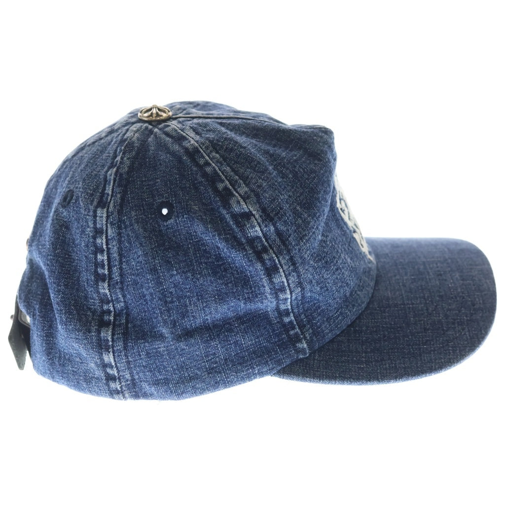CHROME HEARTS(クロムハーツ) 24SS Vine Dagger Embroidery Denim Trucker Cap クロムハーツ ヴァインダガー 刺繍 デニム トラッカーキャップ 帽子 スクロール インディゴ