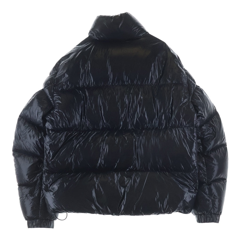 MONCLER(モンクレール) 23AW MISAM ミサム フロントロゴワッペン刺繍 ジップアップナイロンダウンジャケット ブラック I20911A00152