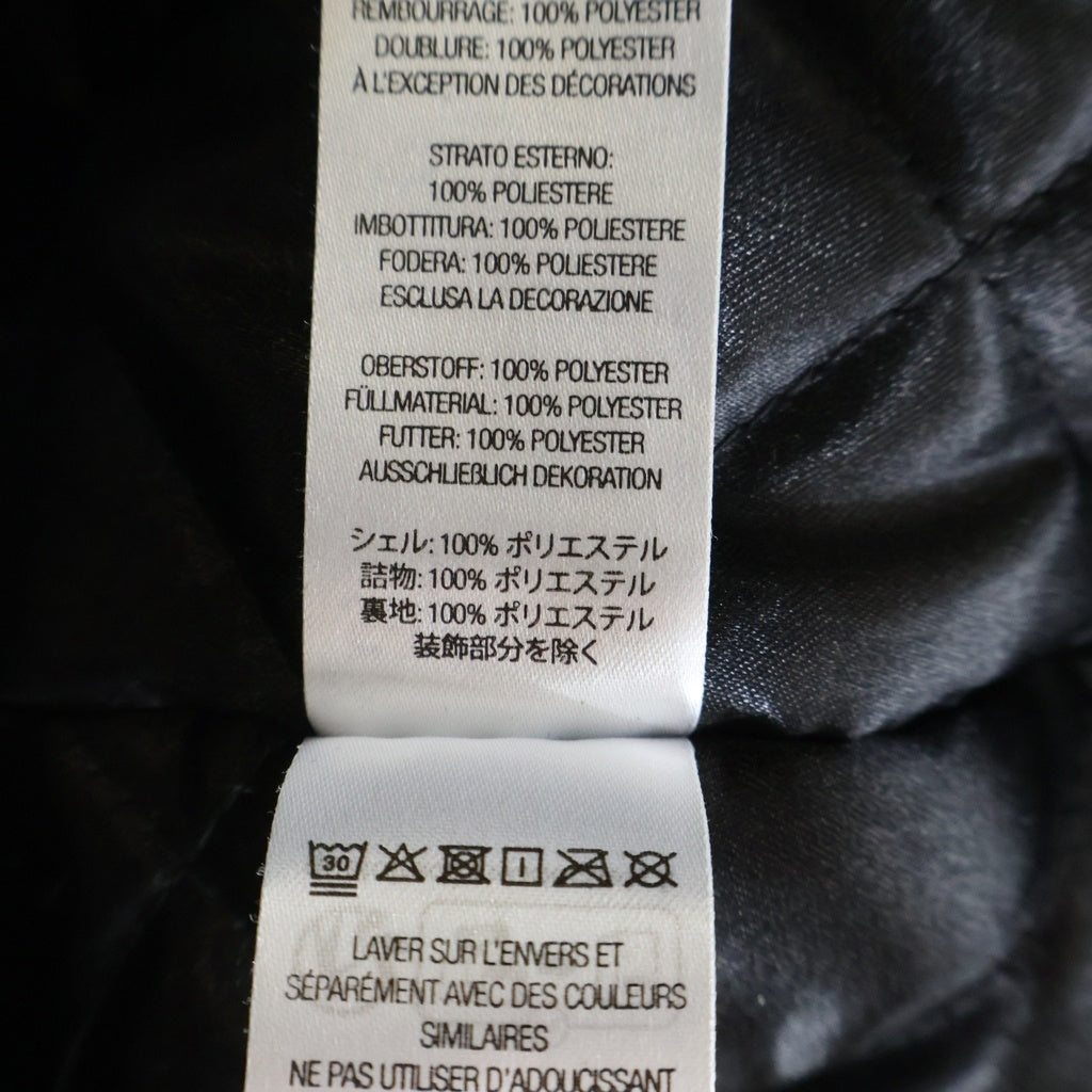 SUPREME(シュプリーム) 24AW ×Mitchell & Ness Satin Varsity Jacket ミッチェルアンドネス サテン バーシティージャケット スタジャン ブラック