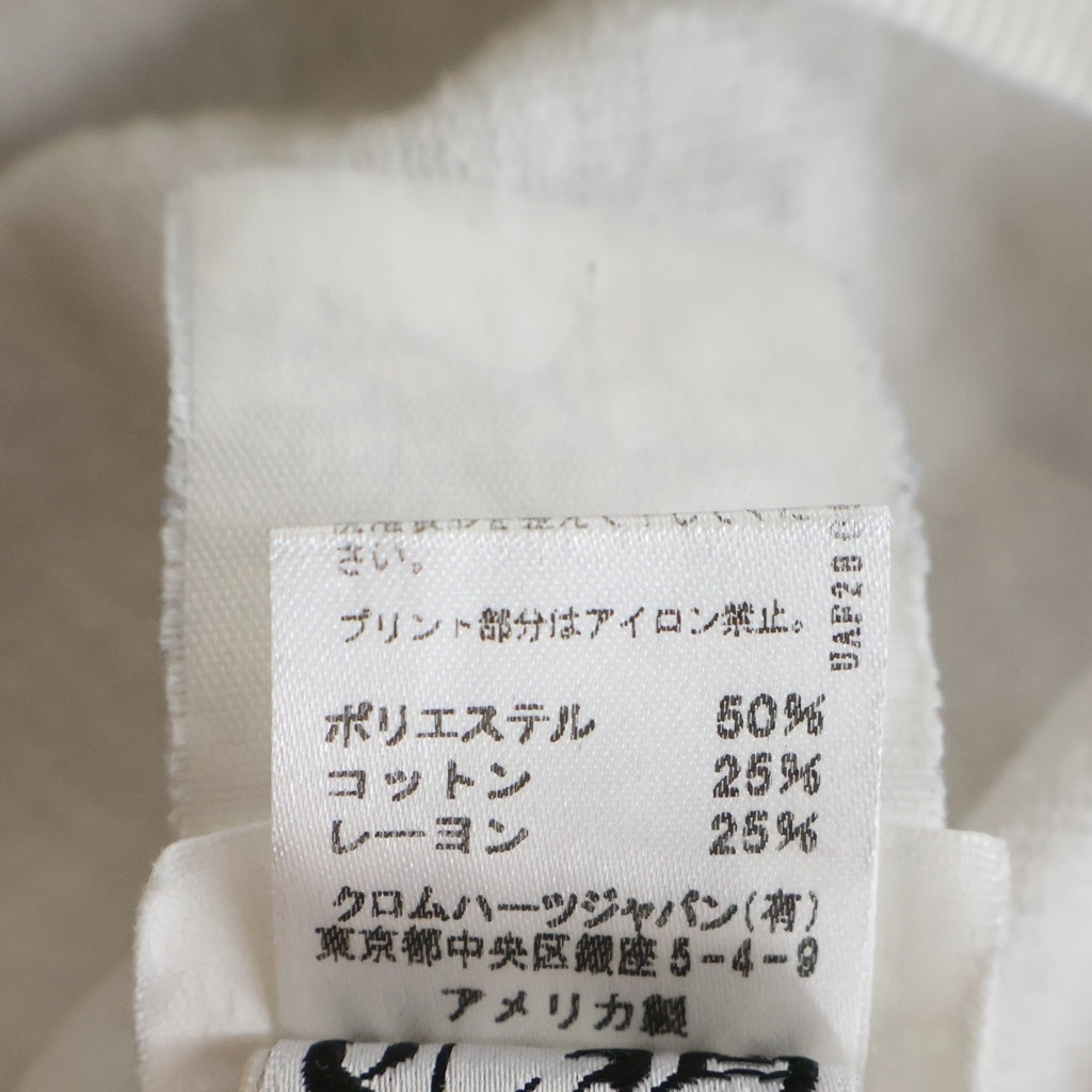CHROME HEARTS(クロムハーツ) ×MATTY BOY PPO SNOT SPIT TEE マッティボーイ スノットスピット クルーネック長袖Tシャツカットソー ロンT ホワイト