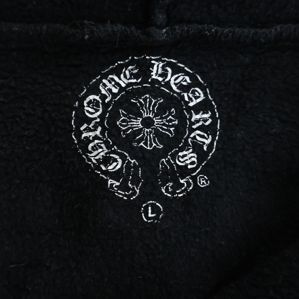 CHROME HEARTS(クロムハーツ) FOTI SWTSHRT HD ZIP フォティ ナスカルプリント 長袖ジップパーカー フーディ ブラック
