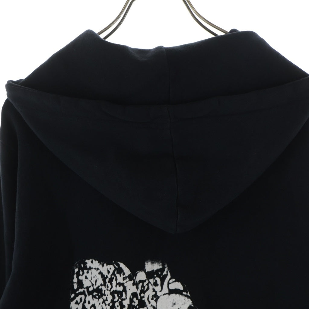 CHROME HEARTS(クロムハーツ) ×ROLLING STONES SWTSHRT HD ZIP ローリングストーンズ 長袖ジップパーカー フーディ ブラック