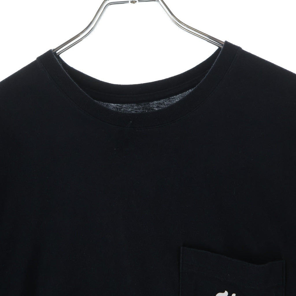 CHROME HEARTS(クロムハーツ) VINE DAGGER LOGO S/S TEE ヴァインダガーロゴプリント クルーネック半袖Tシャツカットソー ブラック