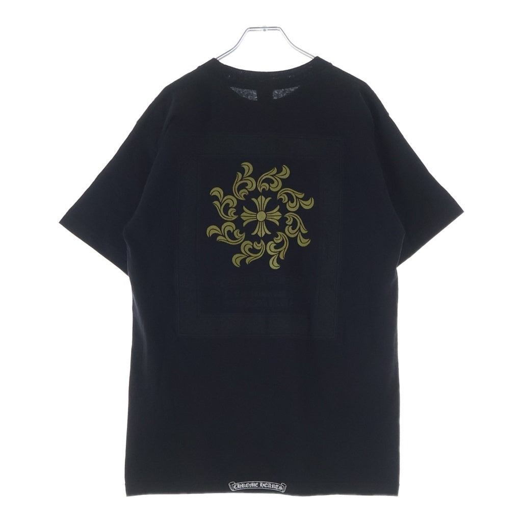 CHROME HEARTS(クロムハーツ) OLD オールド ホノルル限定バックフレームドCHプラス クルーネック半袖Tシャツカットソー ブラック