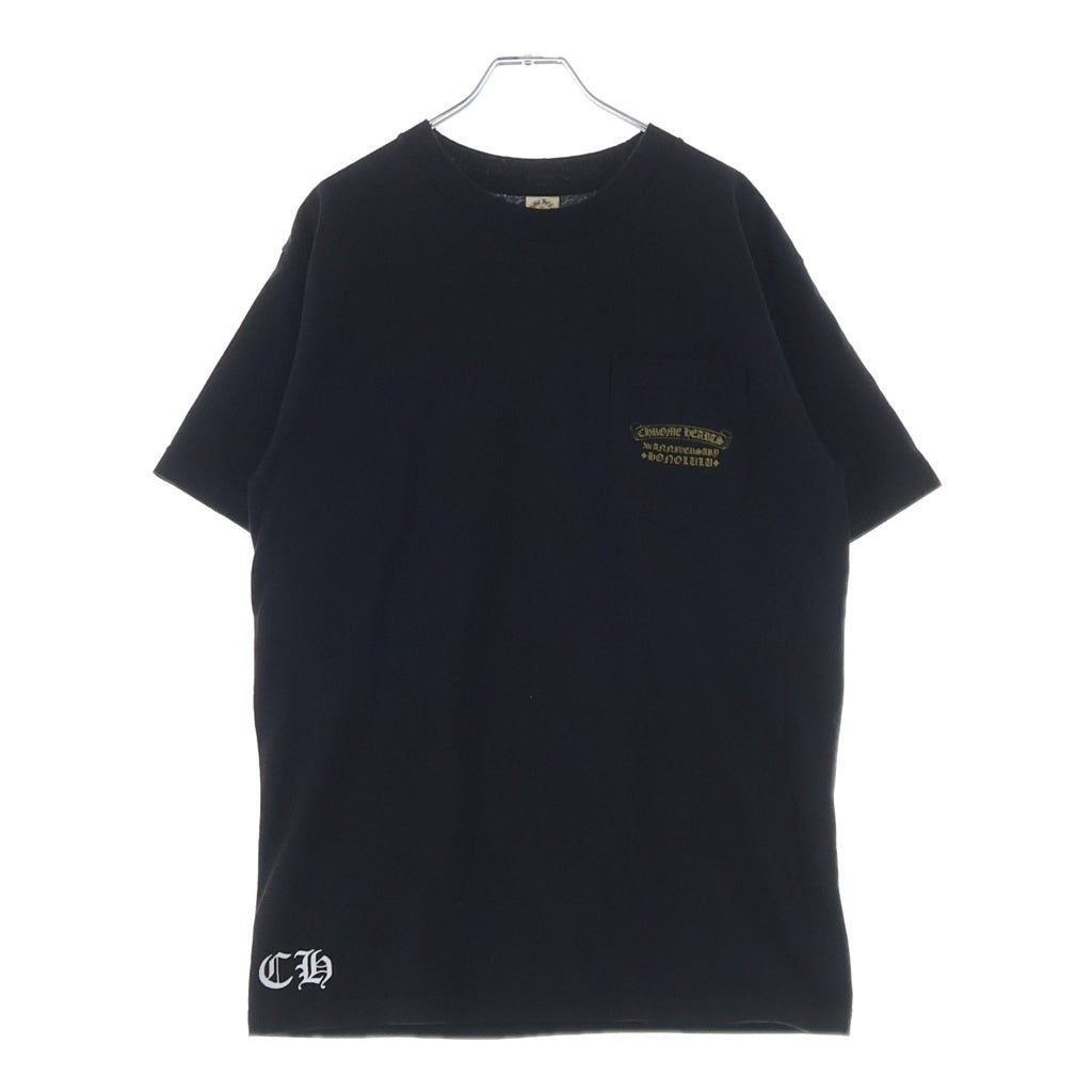 CHROME HEARTS(クロムハーツ) OLD オールド ホノルル限定バックフレームドCHプラス クルーネック半袖Tシャツカットソー ブラック