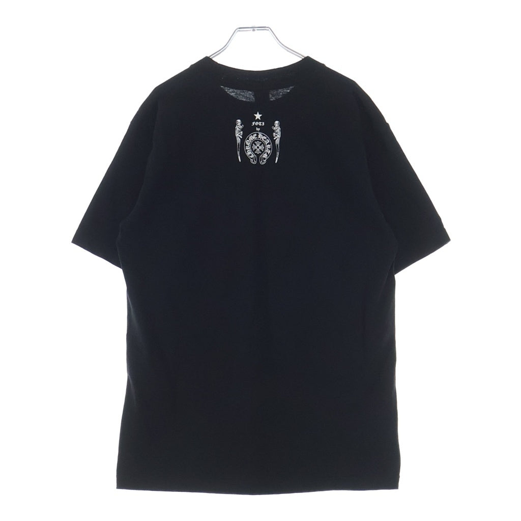 CHROME HEARTS(クロムハーツ) Foti Pepe Sword Skeleton クルーネック半袖Tシャツカットソー ブラック