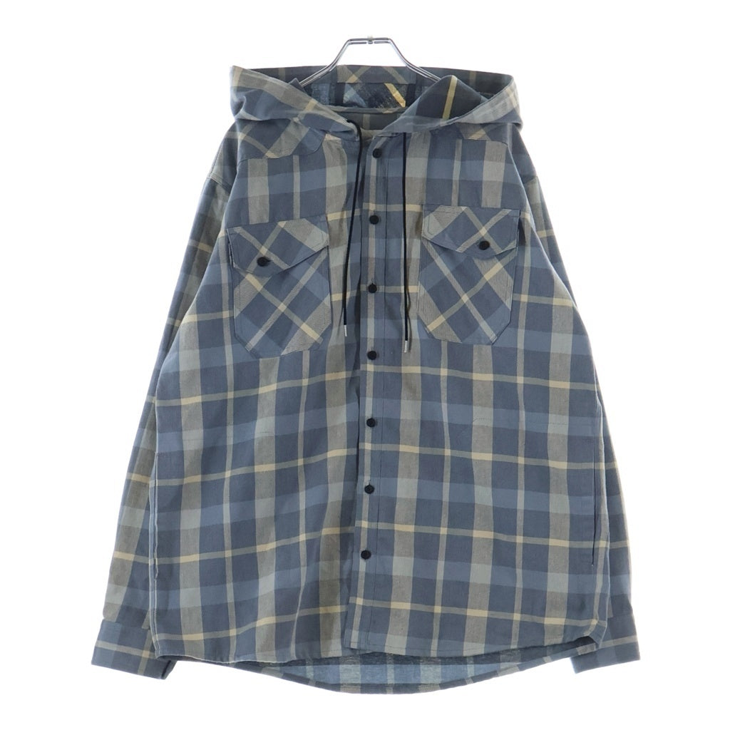 LITTLEBIG(リトルビッグ) 23SS HOODIE SH フーデッドシャツフーディーパーカー ブルー LB231-SH03
