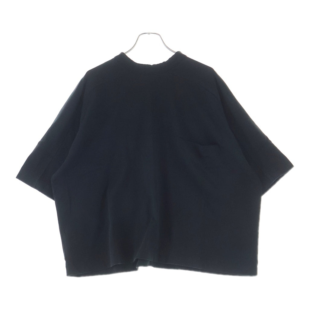 entire studios(エンタイア スタジオ) HEAVY POCKET TEE ヘビーポケットT クルーネック半袖Tシャツカットソー ブラック ES2361SOS