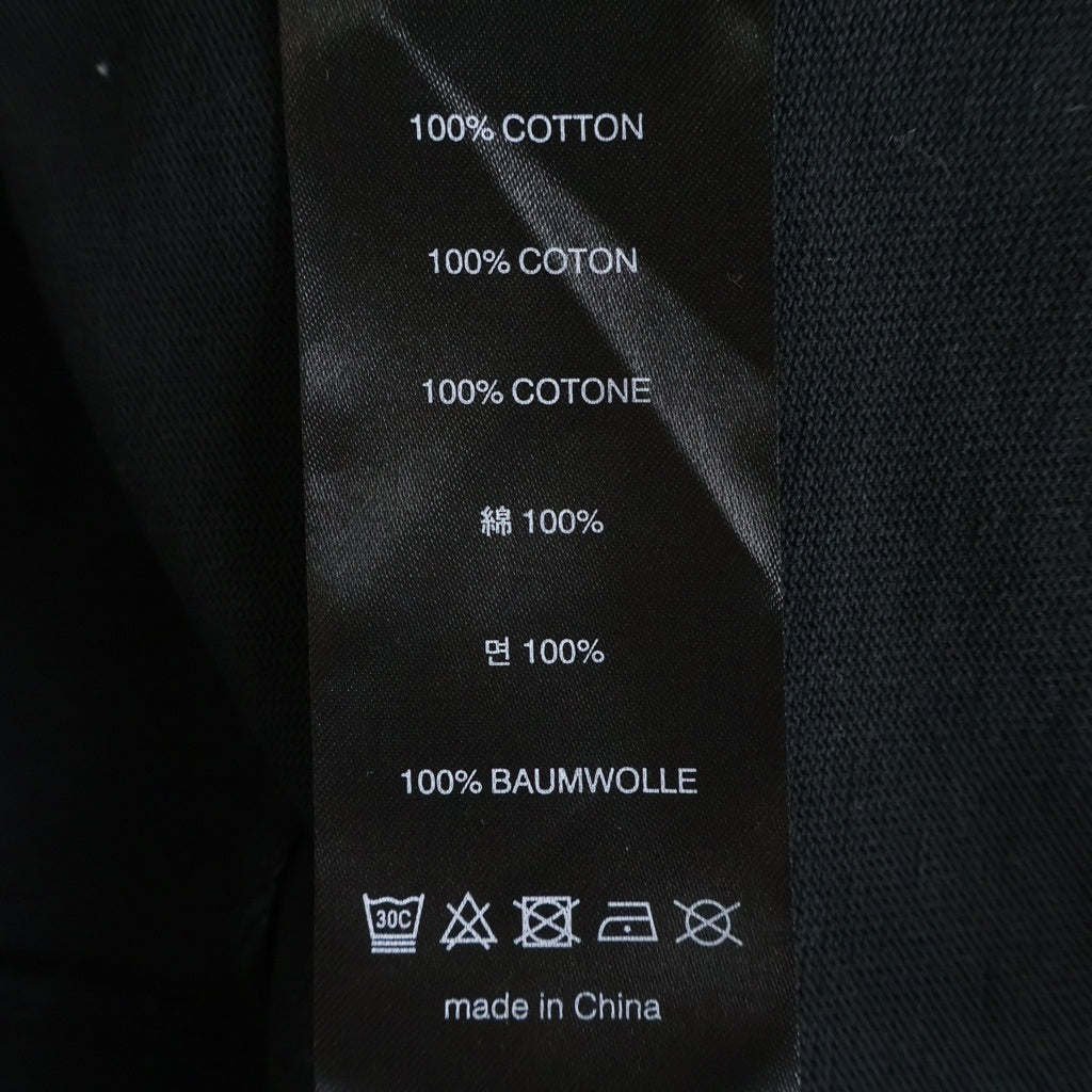 entire studios(エンタイア スタジオ) HEAVY POCKET TEE ヘビーポケットT クルーネック半袖Tシャツカットソー ブラック ES2361SOS