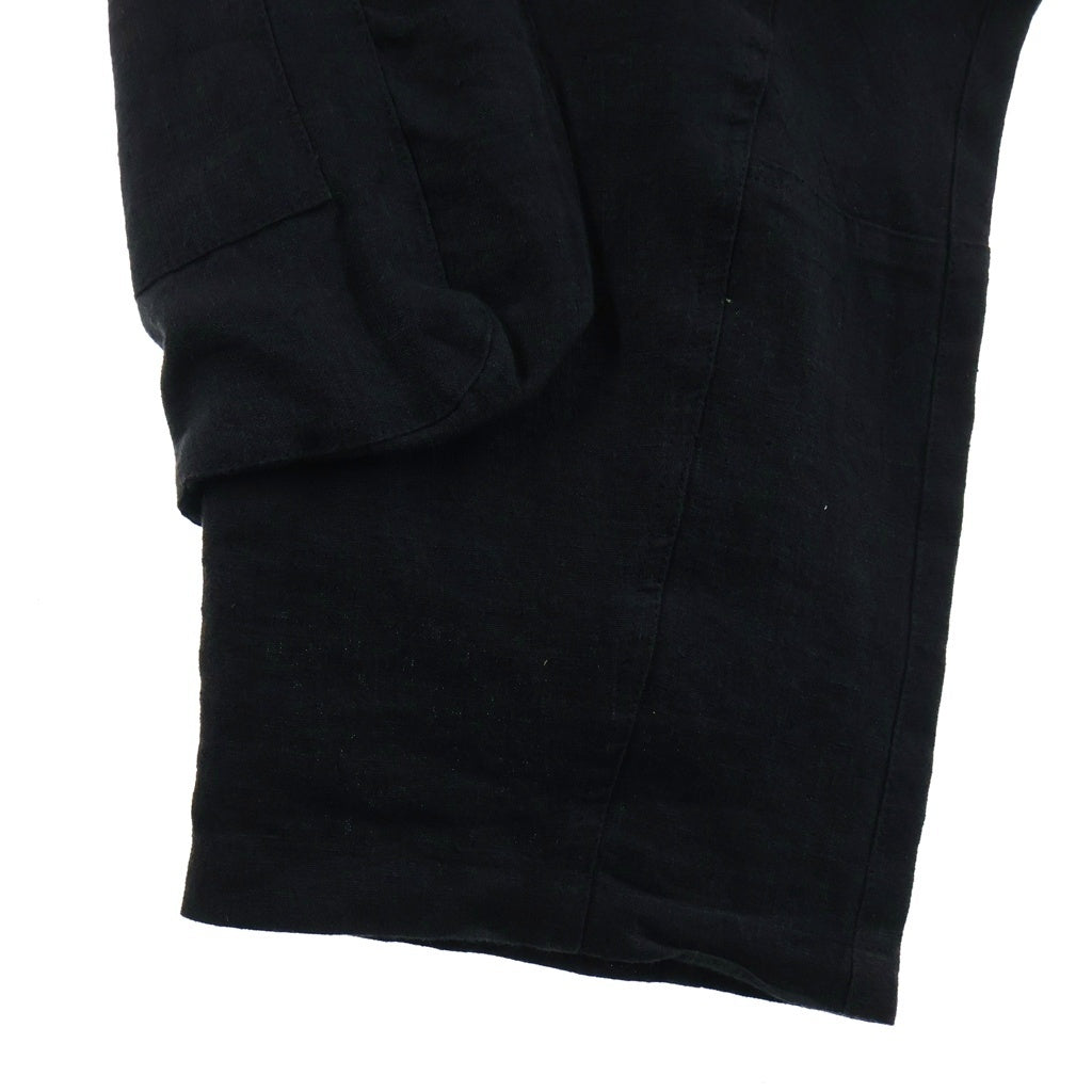 A.F ARTEFACT(エーエフアーティファクト) Linen sarouel cargo pants リネン サルエル カーゴパンツ ブ ラック ag-9028