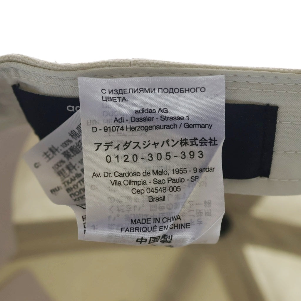 Y-3(ワイスリー) CLASSIC LOGO CAP クラシックロゴ ベースボールキャップ 帽子 ホワイト JP1144-3-104