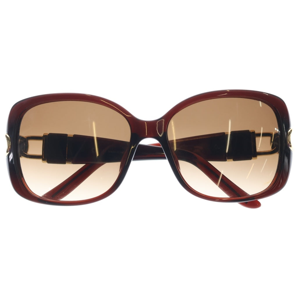 LOEWE(ロエベ) チェーンモチーフ オーバルサングラス 眼鏡 アイウェア 57□16 ブラウン SLW782