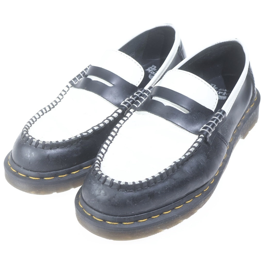 Dr.Martens(ドクターマーチン) PENTON ペントン レザーローファー ブラック/ホワイト