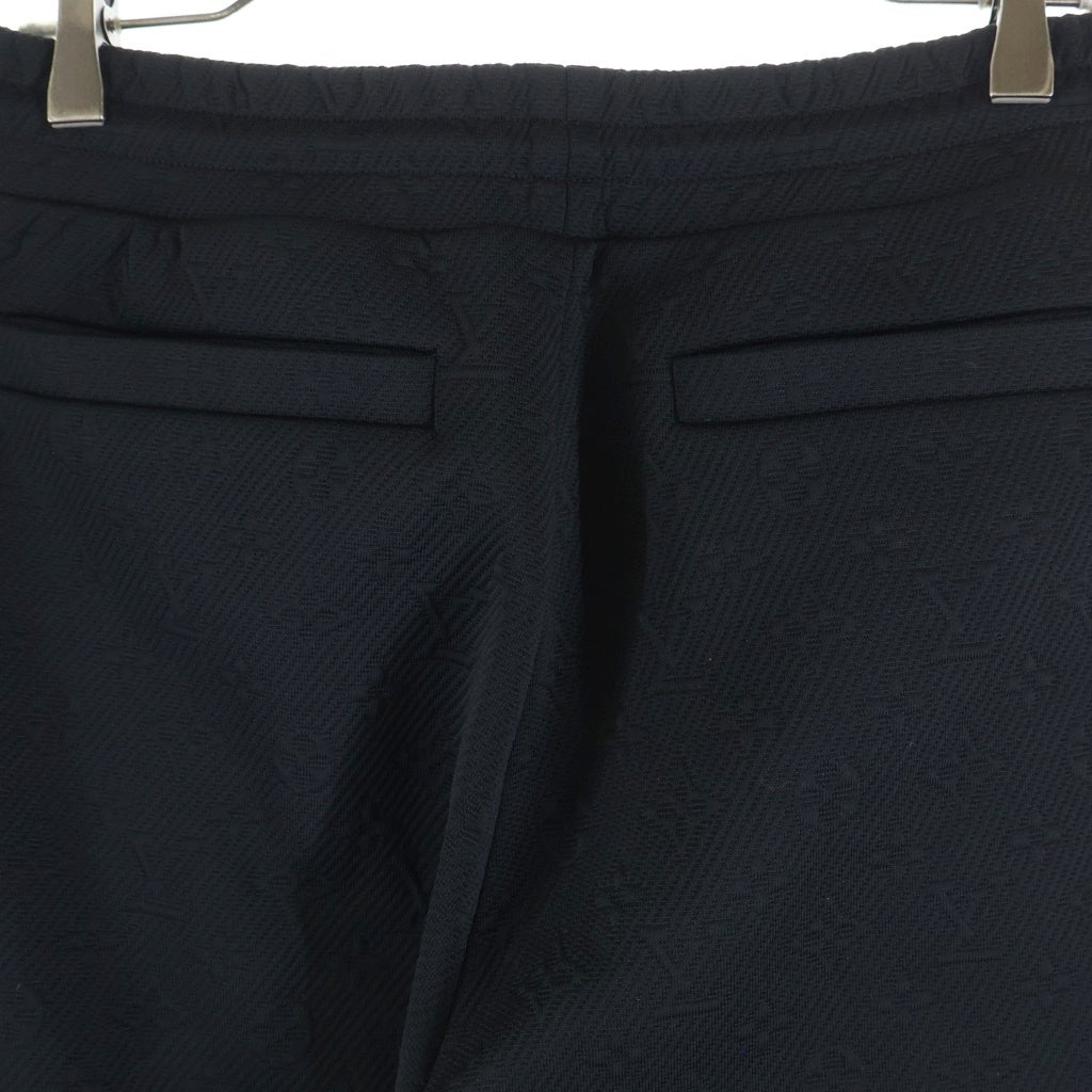LOUIS VUITTON(ルイヴィトン) 25AW ドローコード付き モノグラム エンボス ジョガーパンツ イージーパンツ ブラック RM251MQ XHM HSY53W