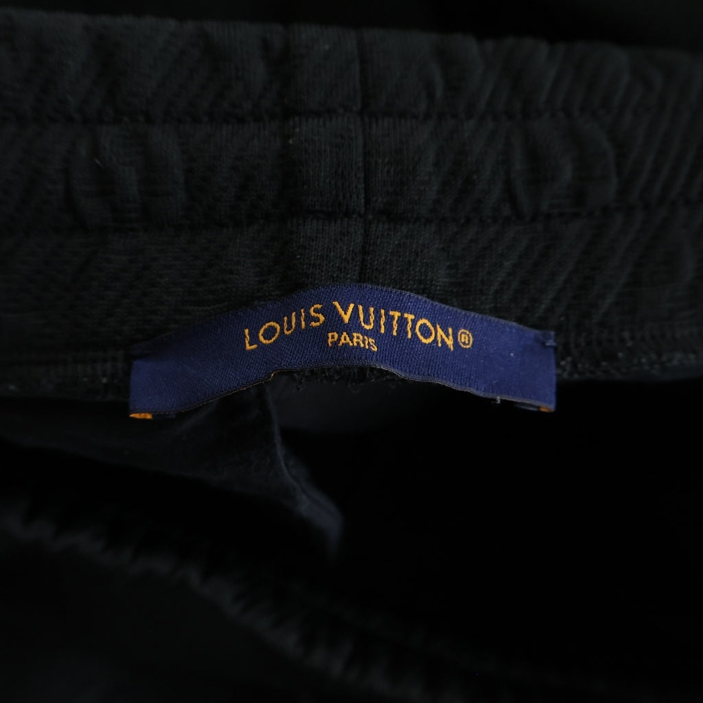 LOUIS VUITTON(ルイヴィトン) 25AW ドローコード付き モノグラム エンボス ジョガーパンツ イージーパンツ ブラック RM251MQ XHM HSY53W