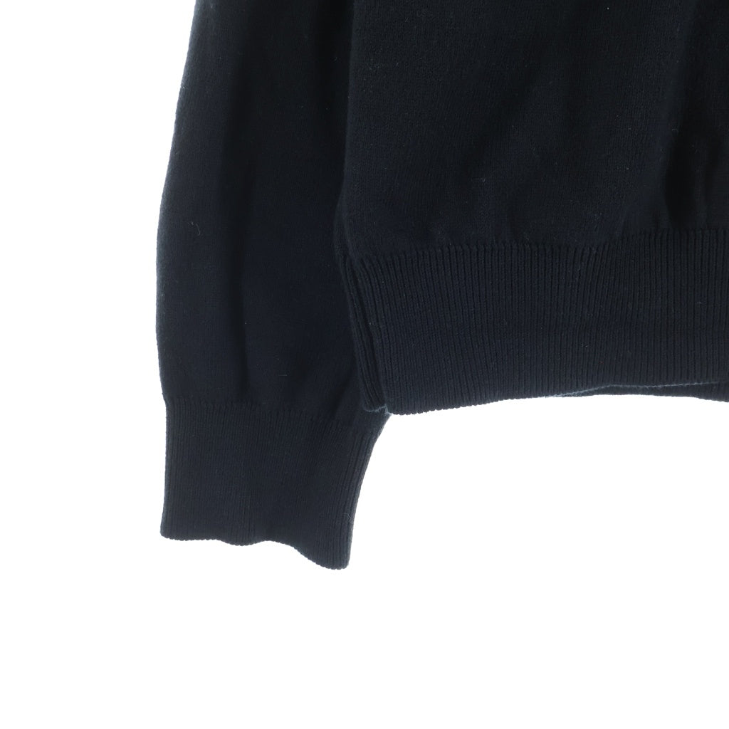 LOUIS VUITTON(ルイヴィトン) 24SS グラディエントモノグラム コットン クルーネック長袖ニットセーター ブラック RM241Q USO HQN42W