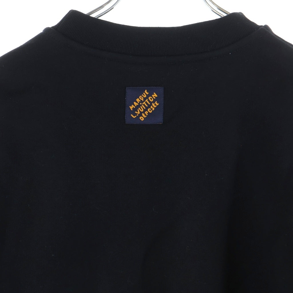 LOUIS VUITTON(ルイヴィトン) 26SS Flock Print Gradient Long Sleeve Crewneck Sweatshirt RM262MQ ZA8 HVY47W フロック プリント グラディエント モノグラム 長袖スウェットトレーナー