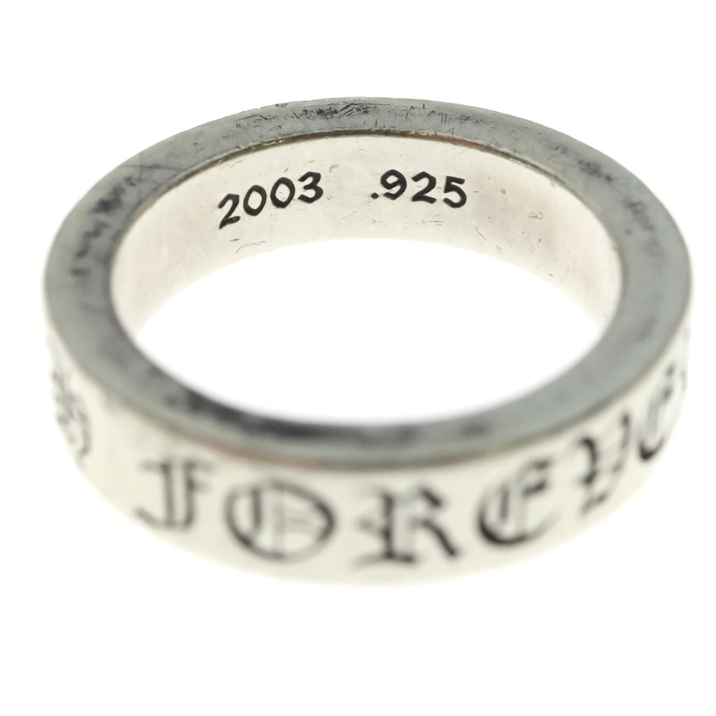 CHROME HEARTS(クロムハーツ) 6mm SPACER FOREVER 6mmスペーサーリング フォーエバーシルバーBCA337