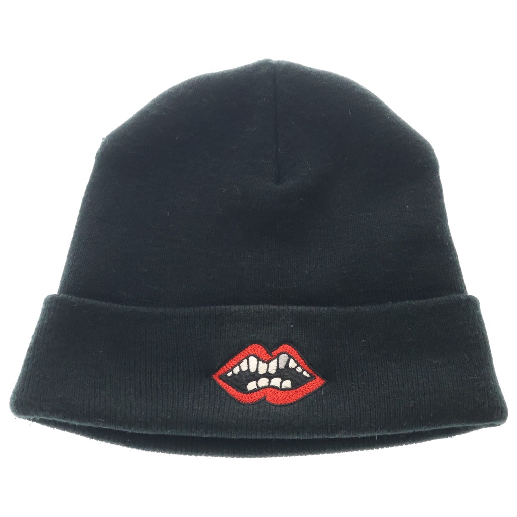 CHROME HEARTS(クロムハーツ) ×MATTY BOY PPO WOOL WATCH CAP マッティボーイ チョンパー刺繍ニットキャップ ビーニー ニット帽 ブラック