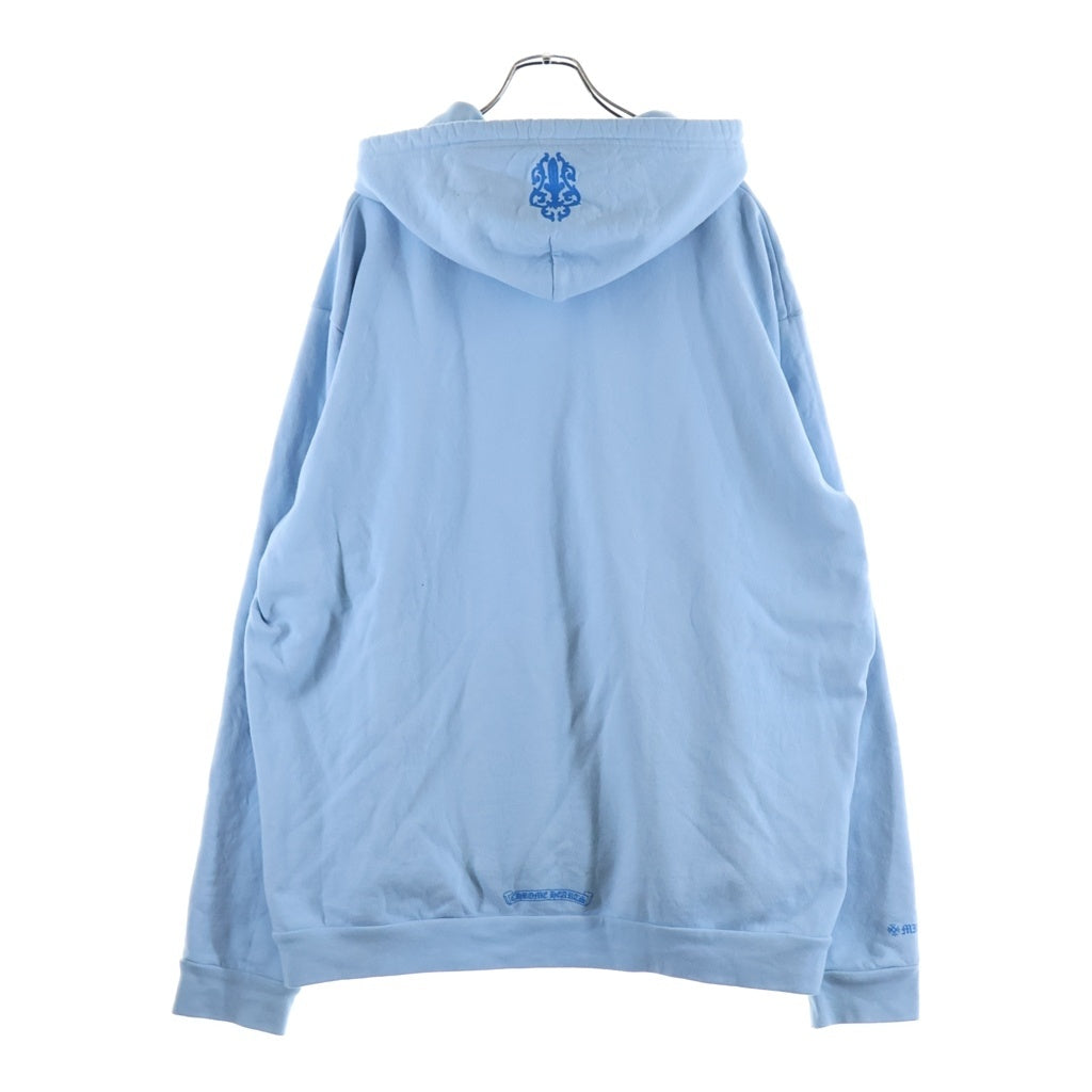 CHROME HEARTS(クロムハーツ) 25年製 MIAMI ART BASEL EXCLUSIVE VINE DAGGER HOODIE LIGHT BLUE マイアミ限定 ヴァインダガープリント プルオーバー長袖パーカー フーディ ブルー