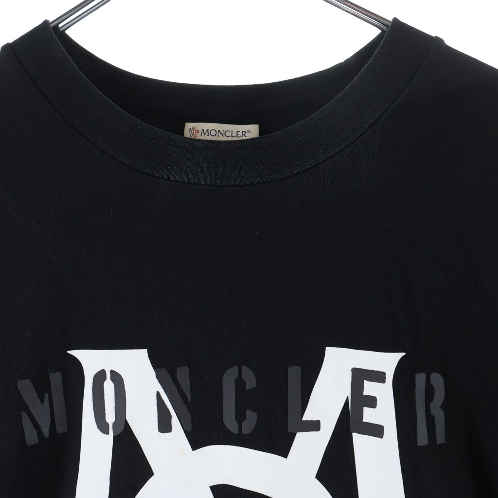 MONCLER(モンクレール) 22AW SAFARI TEE サファリ フロントロゴプリントTシャツ 半袖クルーネックカットソー I10918C00051