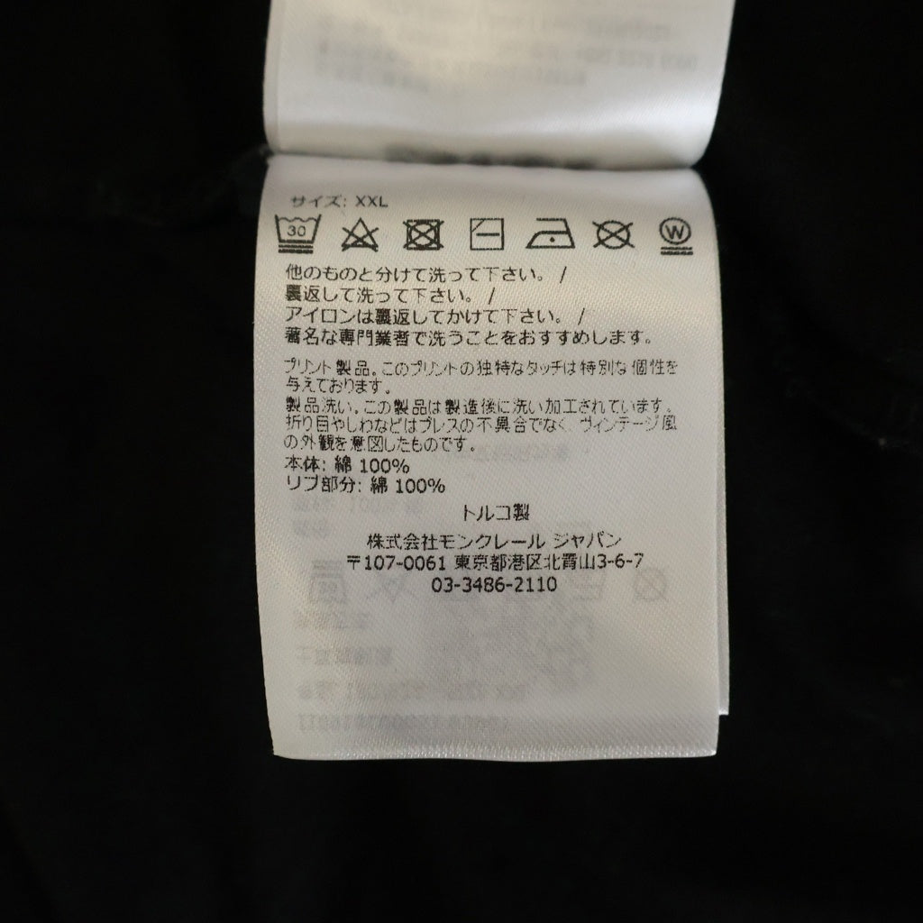 MONCLER(モンクレール) 22AW SAFARI TEE サファリ フロントロゴプリントTシャツ 半袖クルーネックカットソー I10918C00051