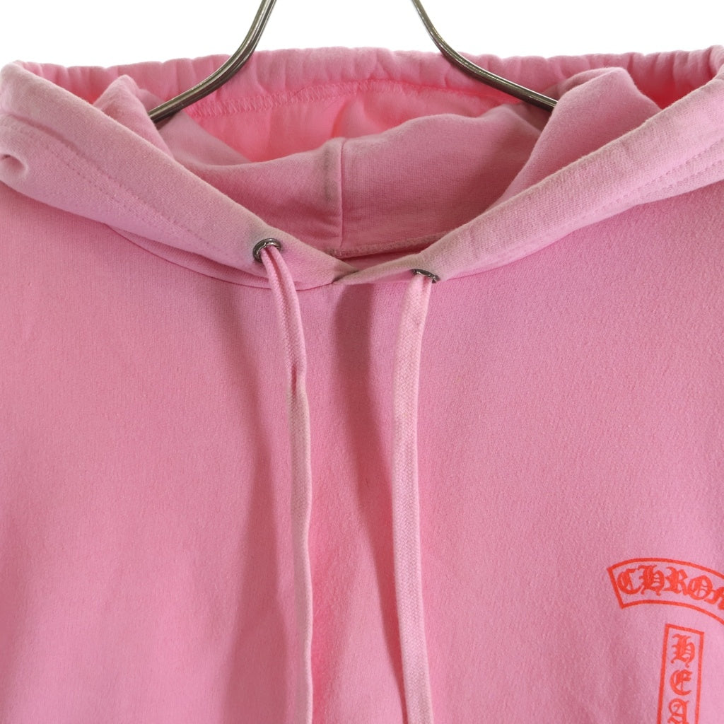 CHROME HEARTS(クロムハーツ) PULLOVER HOODIE Tバー プルオーバースウェットパーカー フーディー ピンク