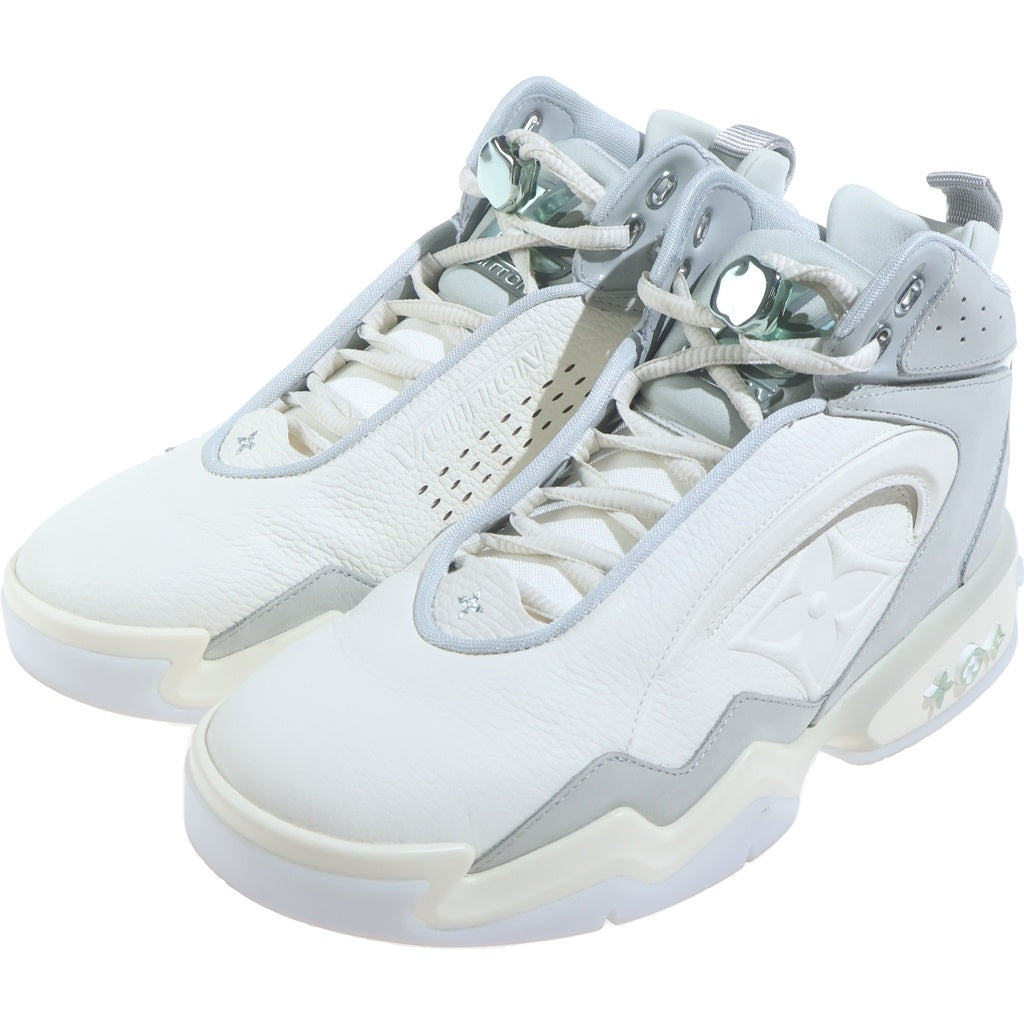LOUIS VUITTON(ルイヴィトン) 23AW LVトレーナー2 ラインスニーカー ハイカットスニーカー グレー 1ABZ24/GO0263