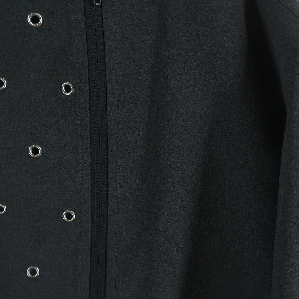 _J.L - A.L_(ジェイラル) 26SS Giacomo Jacket アシンメトリージップ フロントパネルデザイン ジャコモジャケット ブルゾンジャケット グレー