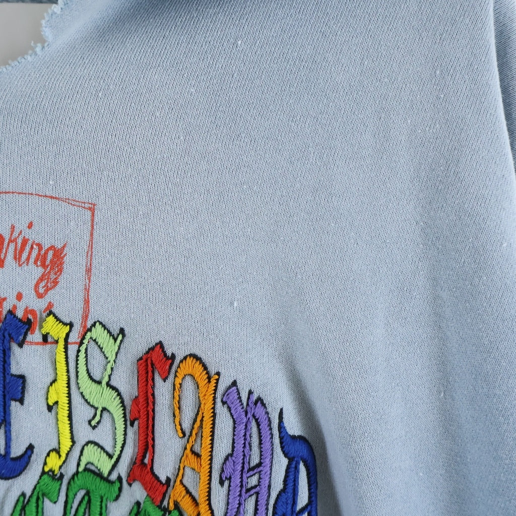 Paly Hollywood(パリーハリウッド) 26SS BOBBY DRISCOLL HOODED SWEATSHIRT ボビー ドリスコール プルオーバー長袖スウェットパーカー フーディ ブルー