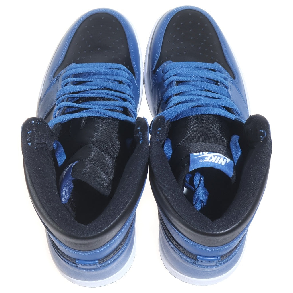 NIKE(ナイキ) AIR JORDAN1 RETRO OG DARK MARINA BLUE エアジョーダン レトロ ダークマリーナブルー ハイカットスニーカー ブラック/ブルー US8/27.0cm 555088-404
