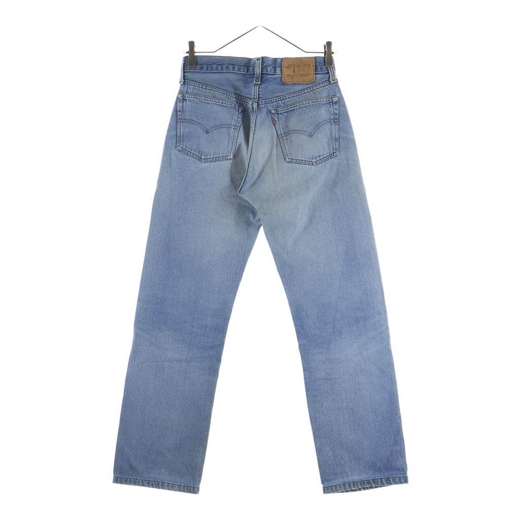 Levi's(リーバイス) 80s VINTAGE 501 ヴィンテージ USA製 バレンシア工場 スモールe ボタン裏555 ボタンフライ ストレートデニムパンツ ジーンズ インディゴ 501-0000