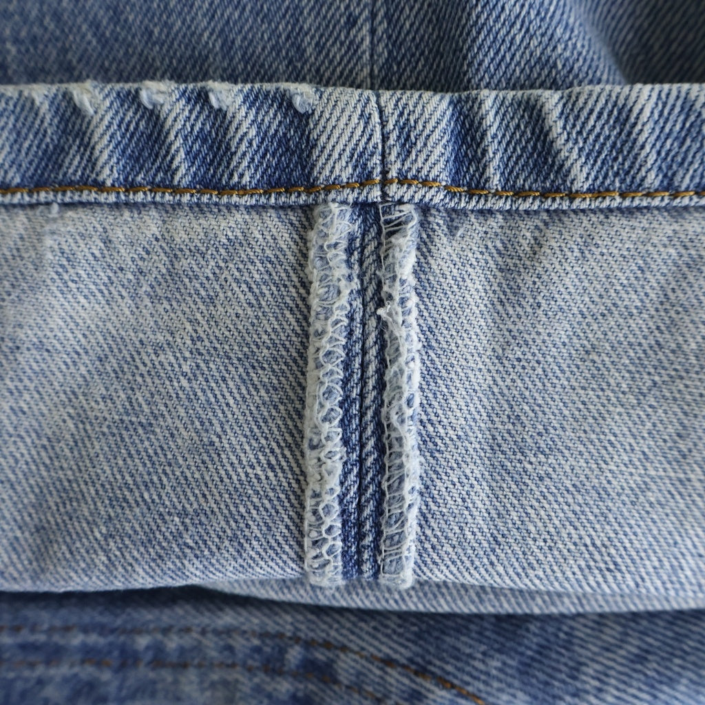 Levi's(リーバイス) 80s VINTAGE 501 ヴィンテージ USA製 バレンシア工場 スモールe ボタン裏555 ボタンフライ ストレートデニムパンツ ジーンズ インディゴ 501-0000