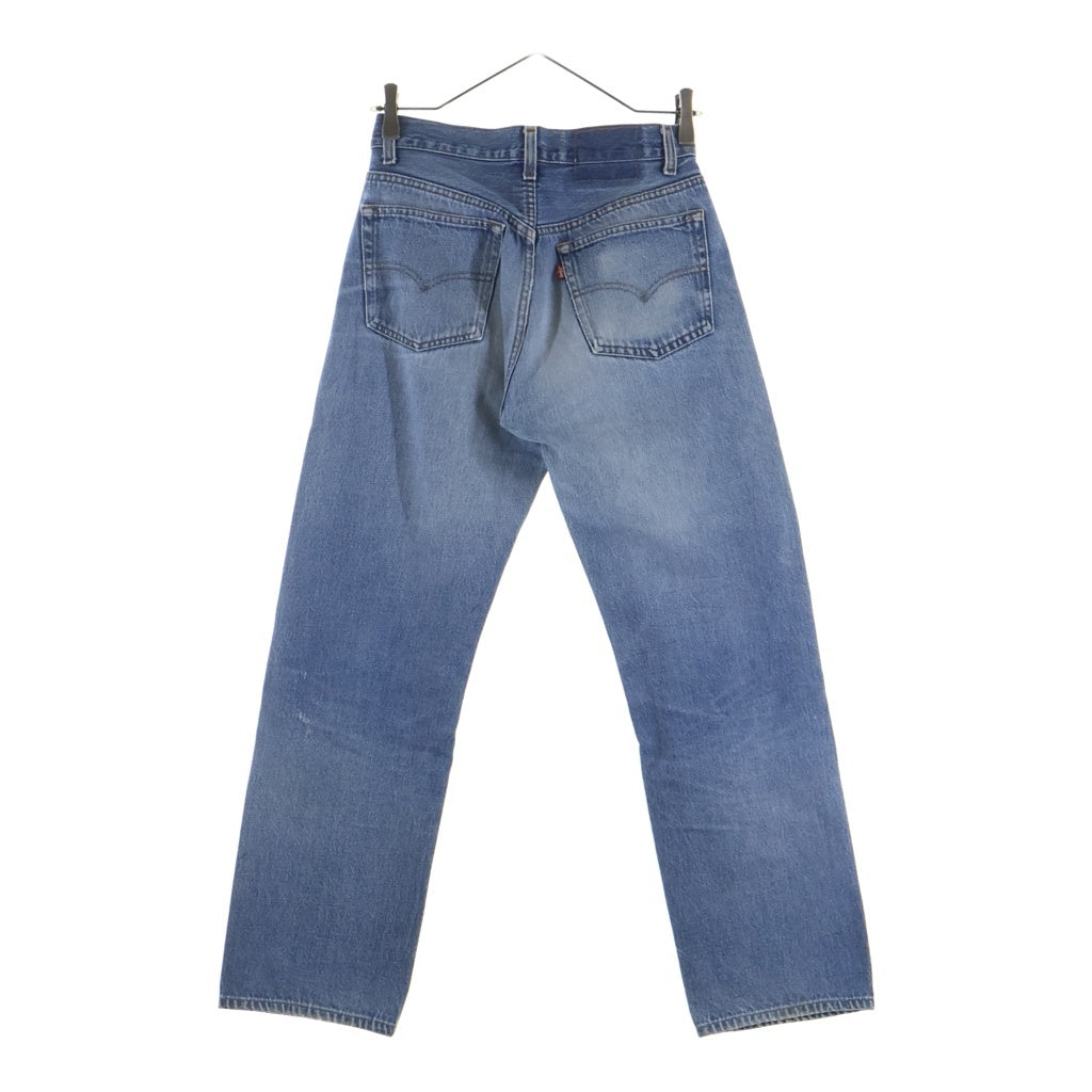 Levi's(リーバイス) 80s VINTAGE 501 ヴィンテージ USA製 バレンシア工場 スモールe ボタン裏555 ボタンフライ ストレート デニムパンツ ジーンズ インディゴ 501-0000