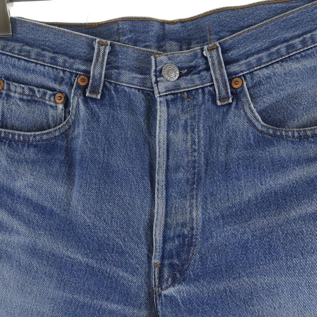 Levi's(リーバイス) 80s VINTAGE 501 ヴィンテージ USA製 バレンシア工場 スモールe ボタン裏555 ボタンフライ ストレート デニムパンツ ジーンズ インディゴ 501-0000