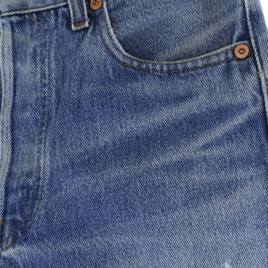 Levi's(リーバイス) 80s VINTAGE 501 ヴィンテージ USA製 バレンシア工場 スモールe ボタン裏555 ボタンフライ ストレート デニムパンツ ジーンズ インディゴ 501-0000
