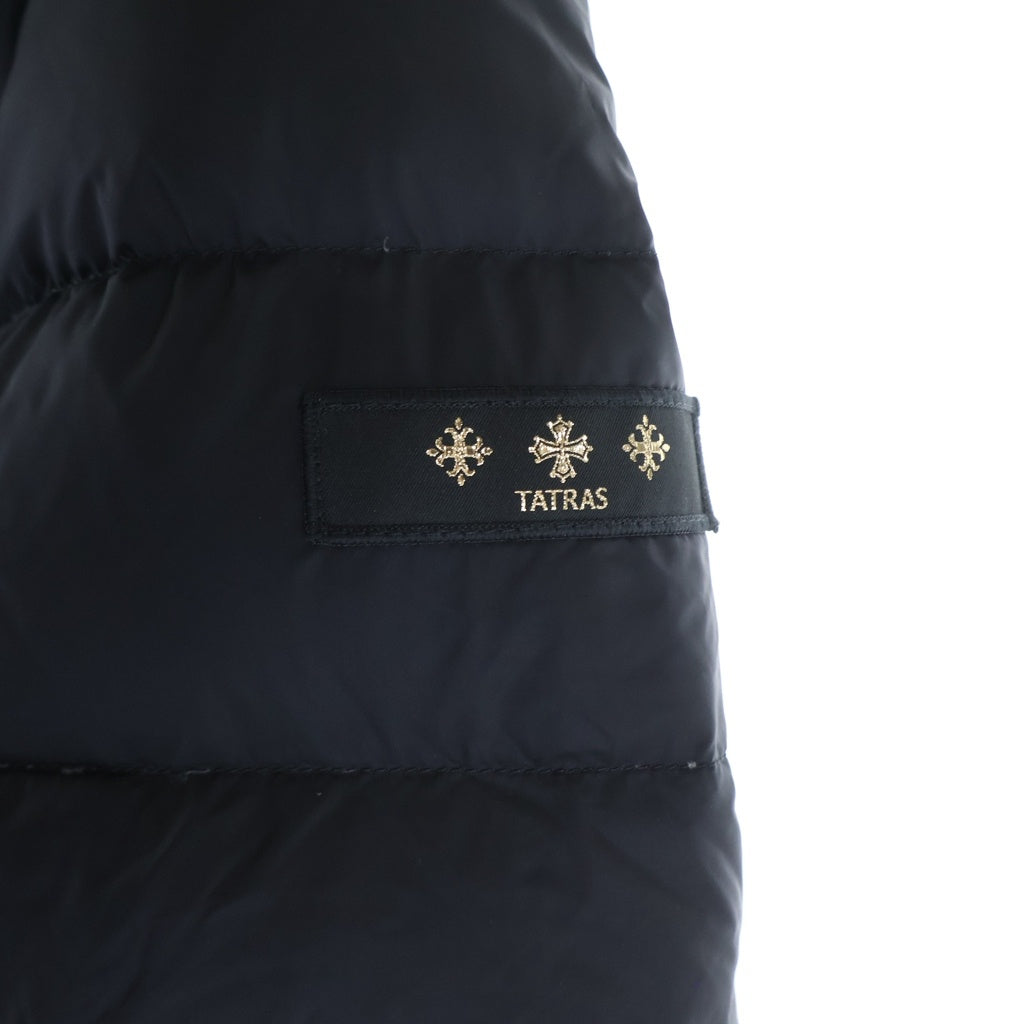 TATRAS(タトラス) 25AW POLITEAMA ポリテアマ ロングフーデット ダウンコート ブラック A000501LJX3588 レディース