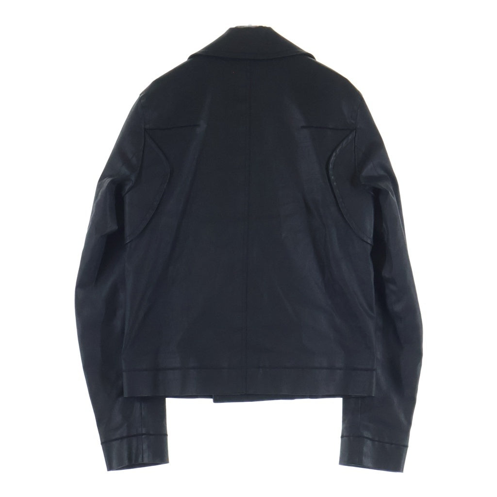 DIOR(ディオール) 13AW コーティング ダブルテーラードジャケット ブラック 133C418A 1886