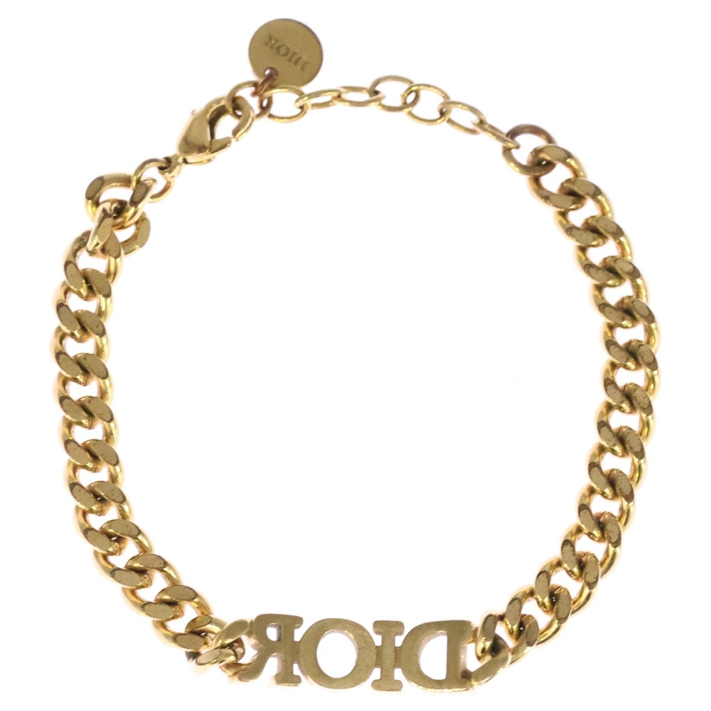 DIOR(ディオール) DIO(R)EVOLUTION B1506DVOCY ディオレボリューション ロゴ ラインストーン ブレスレット ゴールド
