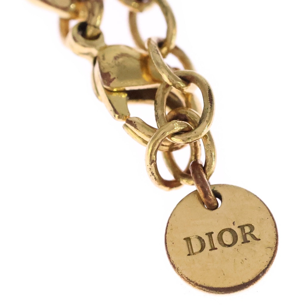 DIOR(ディオール) DIO(R)EVOLUTION B1506DVOCY ディオレボリューション ロゴ ラインストーン ブレスレット ゴールド
