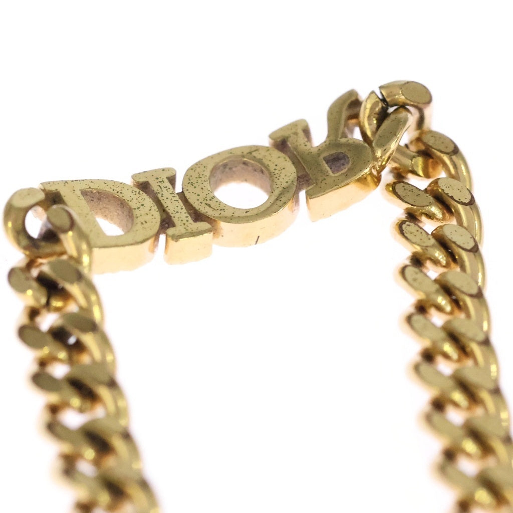 DIOR(ディオール) DIO(R)EVOLUTION B1506DVOCY ディオレボリューション ロゴ ラインストーン ブレスレット ゴールド