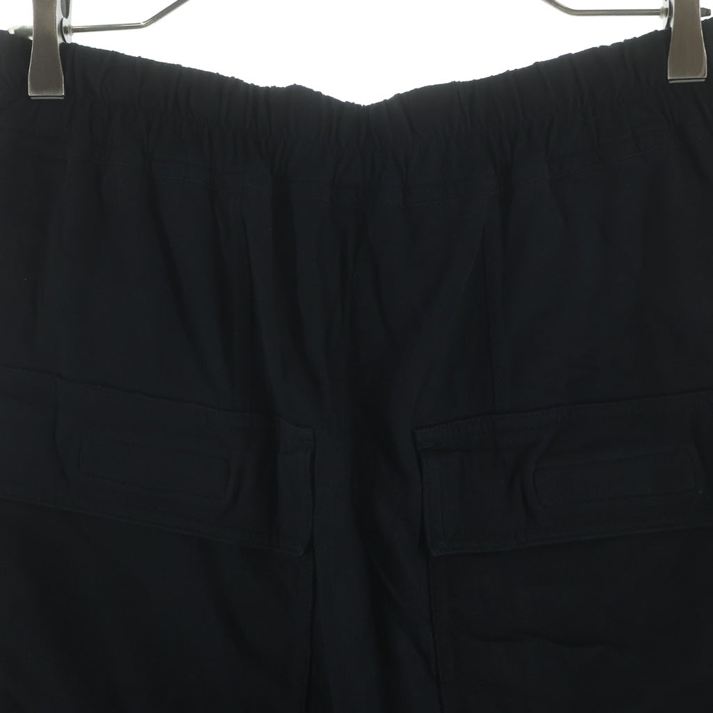 Rick Owens DRKSHDW(リックオウエンス ダークシャドウ) 21SS Drop-Crotch Knee-Length Drawstring Pants ドロップクロッチ ドローストリングパンツ ブラック DU21S2380RN-09