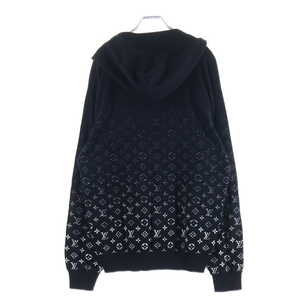 LOUIS VUITTON(ルイヴィトン) 22AW モノグラム グラディエント プルオーバー ニットパーカー フーディ ブラック RM222Q USO HNN45W