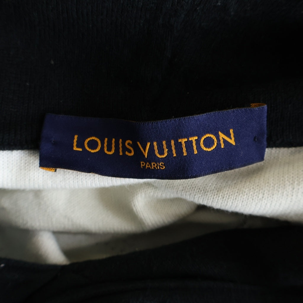 LOUIS VUITTON(ルイヴィトン) 22AW モノグラム グラディエント プルオーバー ニットパーカー フーディ ブラック RM222Q USO HNN45W