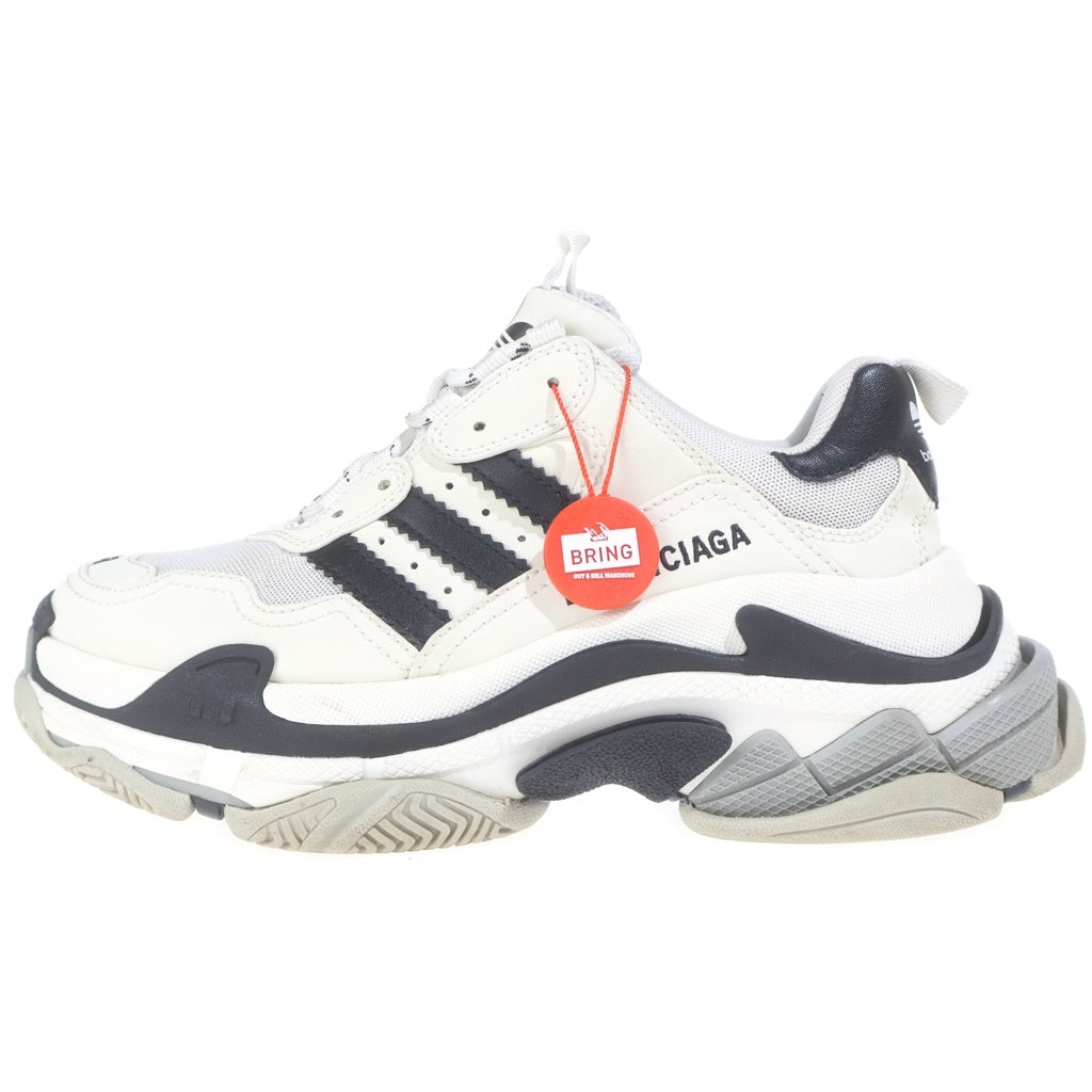 BALENCIAGA(バレンシアガ) ×adidas TRIPRE S アディダス トリプルエス ローカット ダッドスニーカー ホワイト 593994