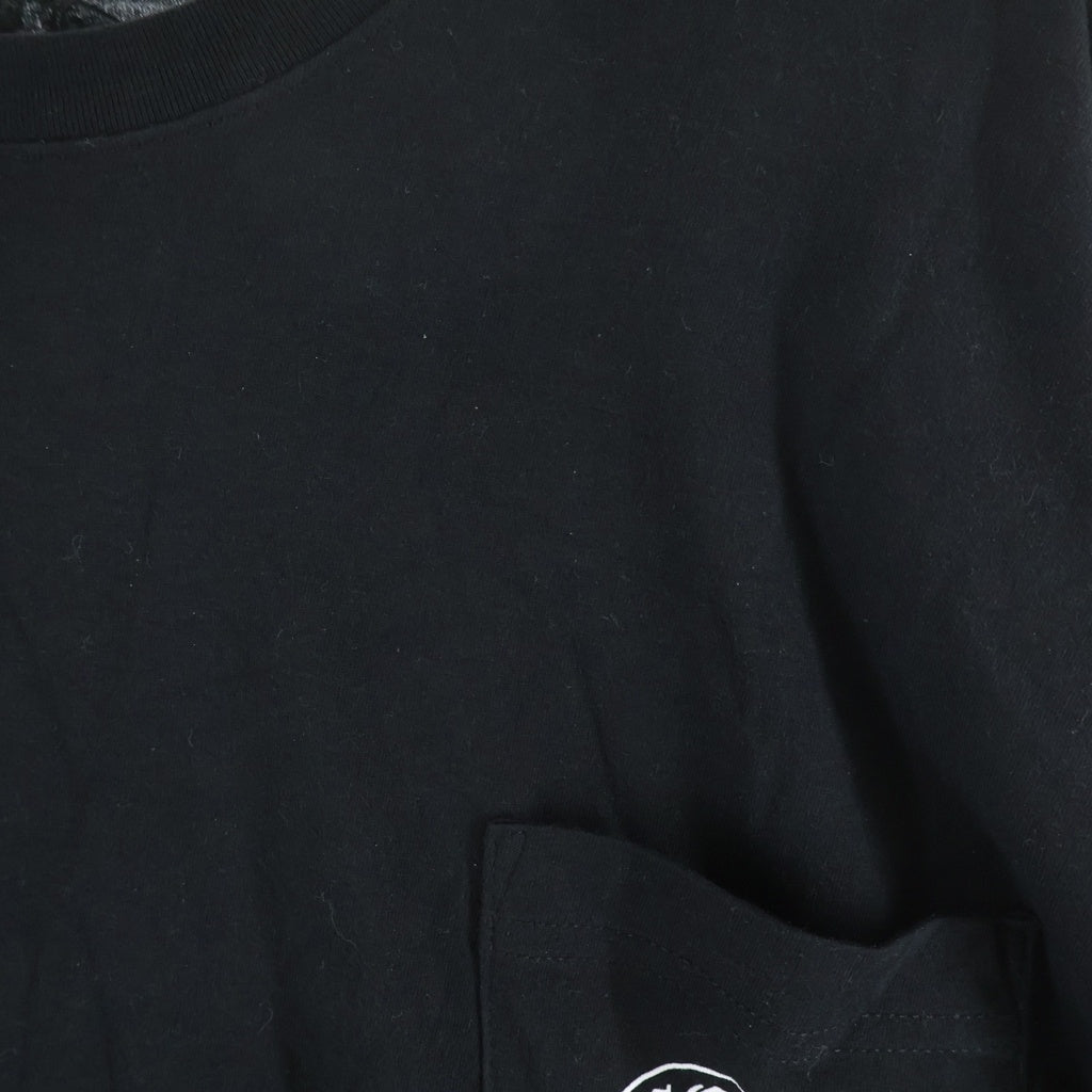 CHROME HEARTS(クロムハーツ) ラスベガス限定 袖フローラルバックホースシュー クルーネック長袖カットソー ブラック
