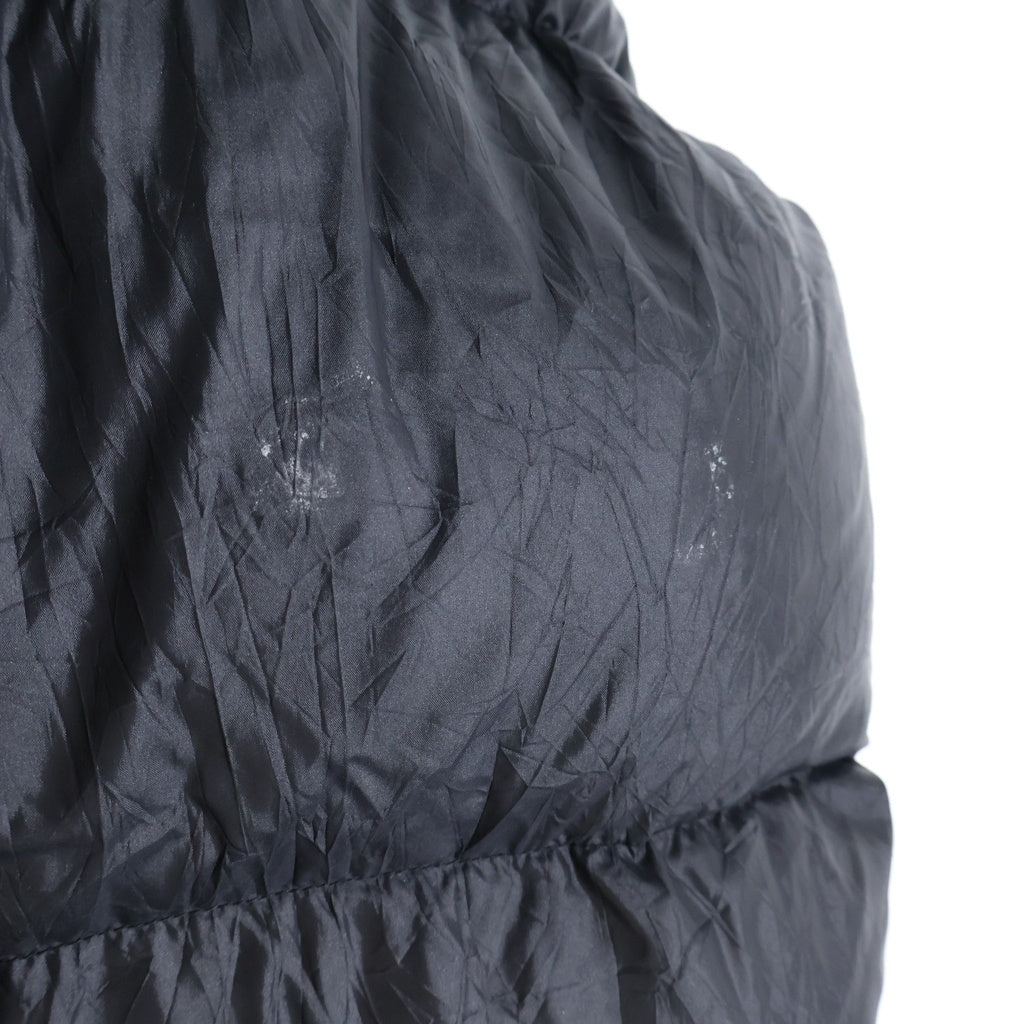 STUSSY(ステューシー) 23AW Wrinkled Nylon Down Puffer Jacket リンクルド ナイロン ダウン パファ- ジャケット ブラック 115729