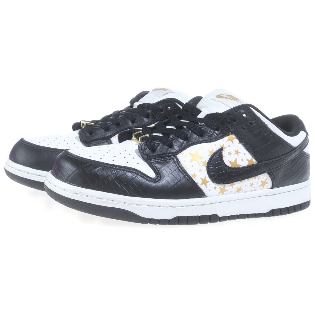 NIKE(ナイキ) ×SUPREME DUNK LOW OG QS DH3228-102 シュプリーム ダンクロー ローカットスニーカー ホワイト/ブラック/ゴールド US9.5/27.5cm DH3228-102