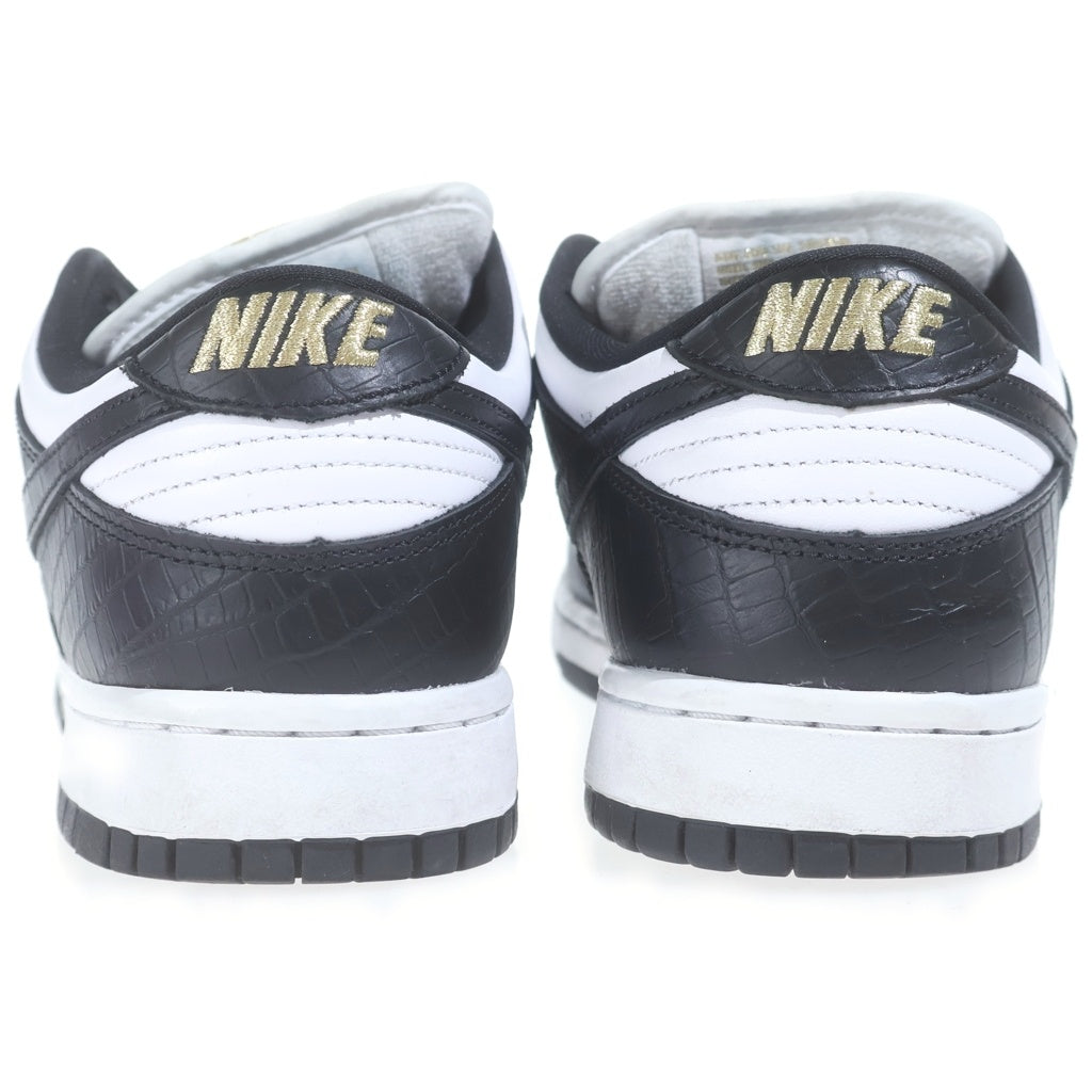 NIKE(ナイキ) ×SUPREME DUNK LOW OG QS DH3228-102 シュプリーム ダンクロー ローカットスニーカー ホワイト/ブラック/ゴールド US9.5/27.5cm DH3228-102